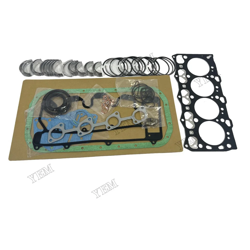 For Isuzu 4LE2-DI Overhaul Re-ring Kit Repair Part Gasket Piston Set 3