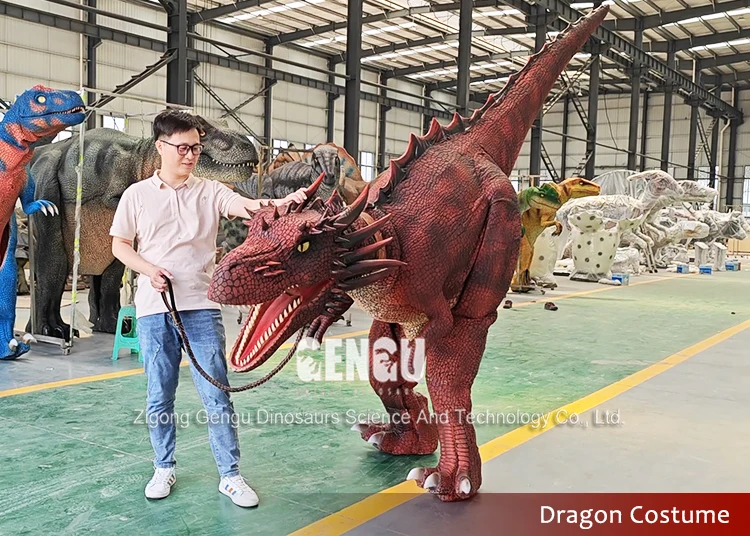 Wearable Simulation Dinosaur Costume Animatronic Model For Adults ...