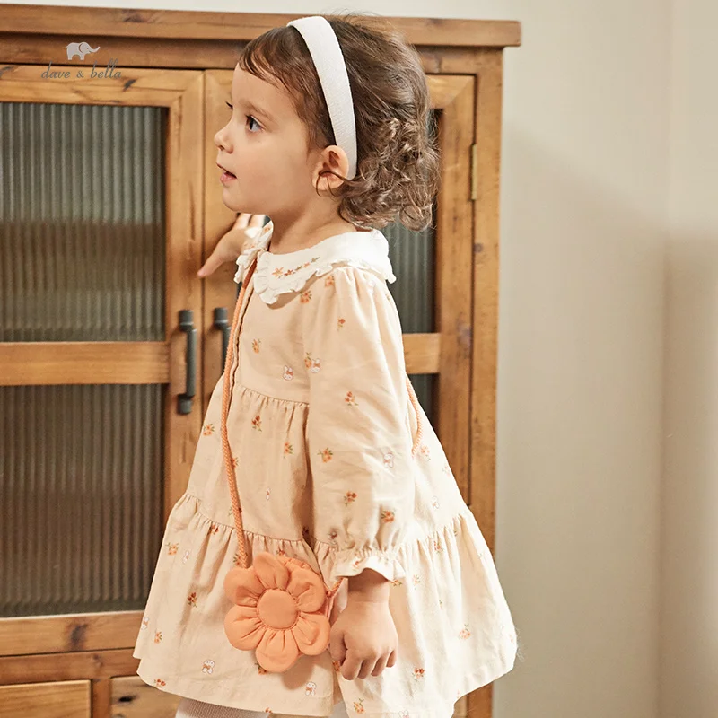 open lace back dress Dave&Bella Toddler/Kids Girls Summer Sweet Orange Pink Mesh Dress – Dave &  Bella main image 0