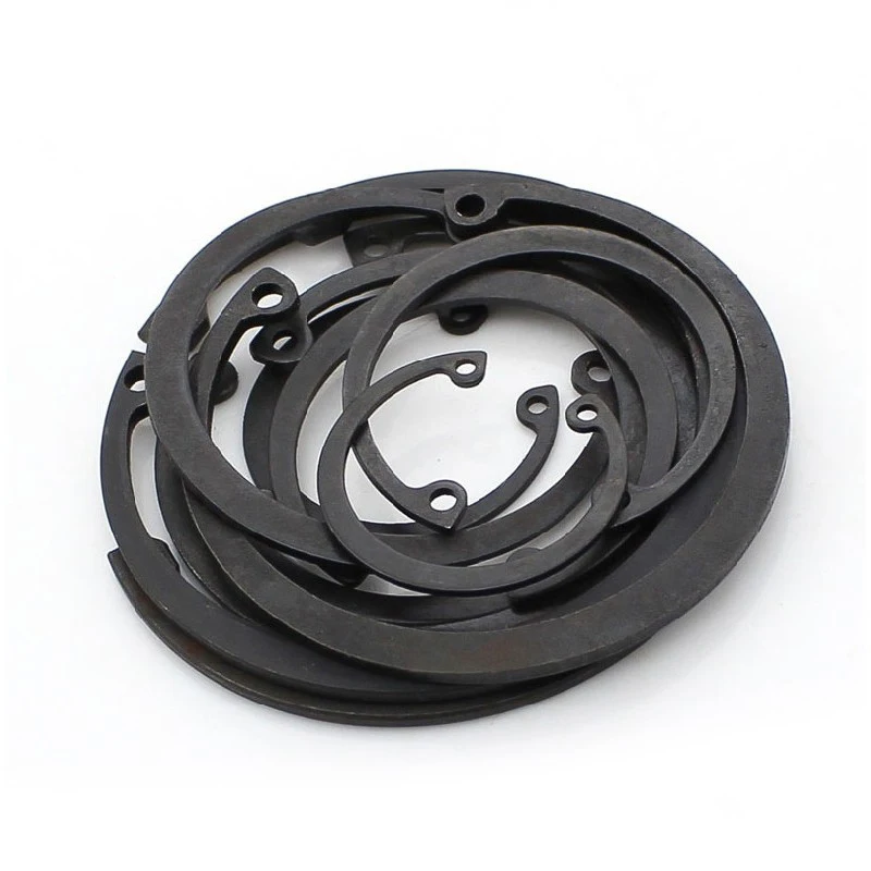 Manufacture Wholesale Carbon Steel Black Din472 Retaining Circlip Ring