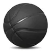 Baloncesto negro sólido, sin logotipo.
