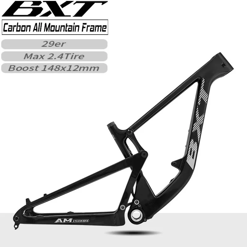 BXT Carbon Fiber MTB Bike 29er Frame 150mm Travel