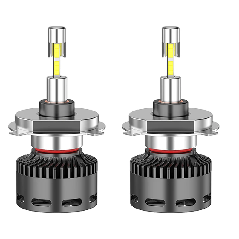M8 Plus 4 Side LED Chips 360 Lighting 12V Car LED Bulb H4 H7 H11 LED Headlight 9012 Hb3 Hb4 110W H11 H7 H4 LED Bulb