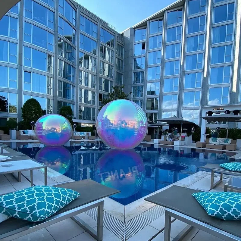 Factory Price Colorful Giant Reflective Inflatable Mirror Ball PVC Inflatable Mirror Balloon for Sale