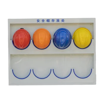 Industrial Fire Helmet Rack High-Altitude Protection Storage for Fire Brigades Metal Office Furniture for Workshops Outdoor Use