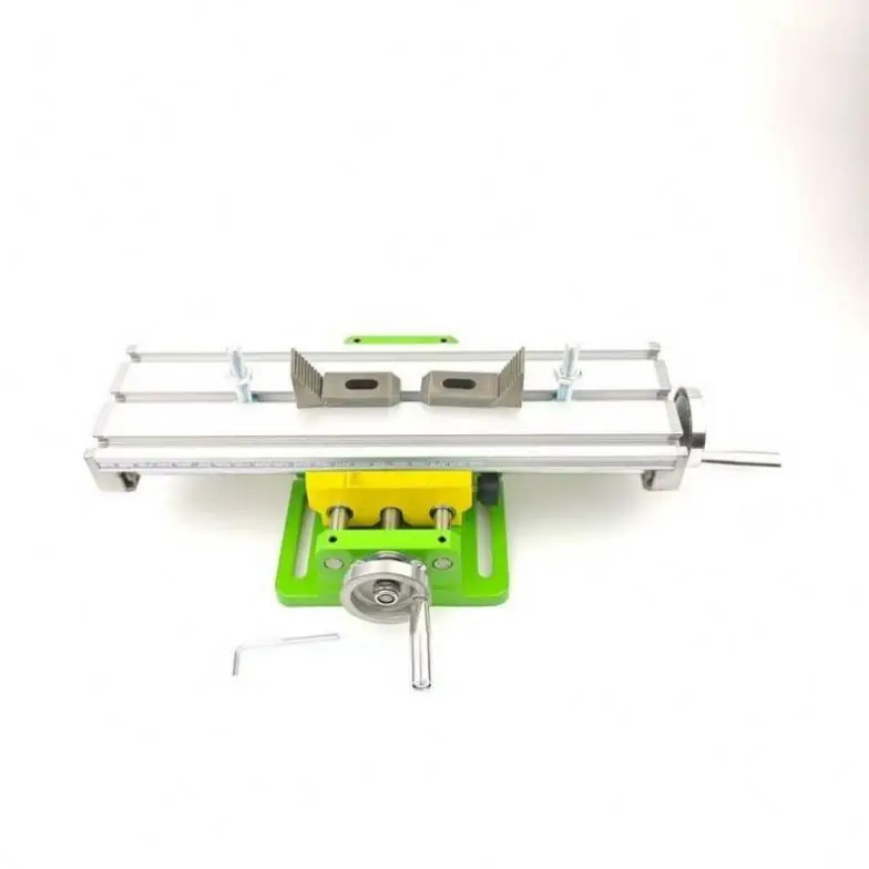 TEBAK Compound Table Working Cross Slide Table Worktable for Milling Drilling Bench Multifunction Adjustable X-Y