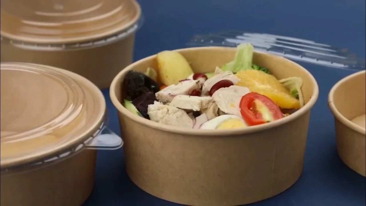 Soup Container Take Away Soup Noodle Containers Kraft Supplies Food