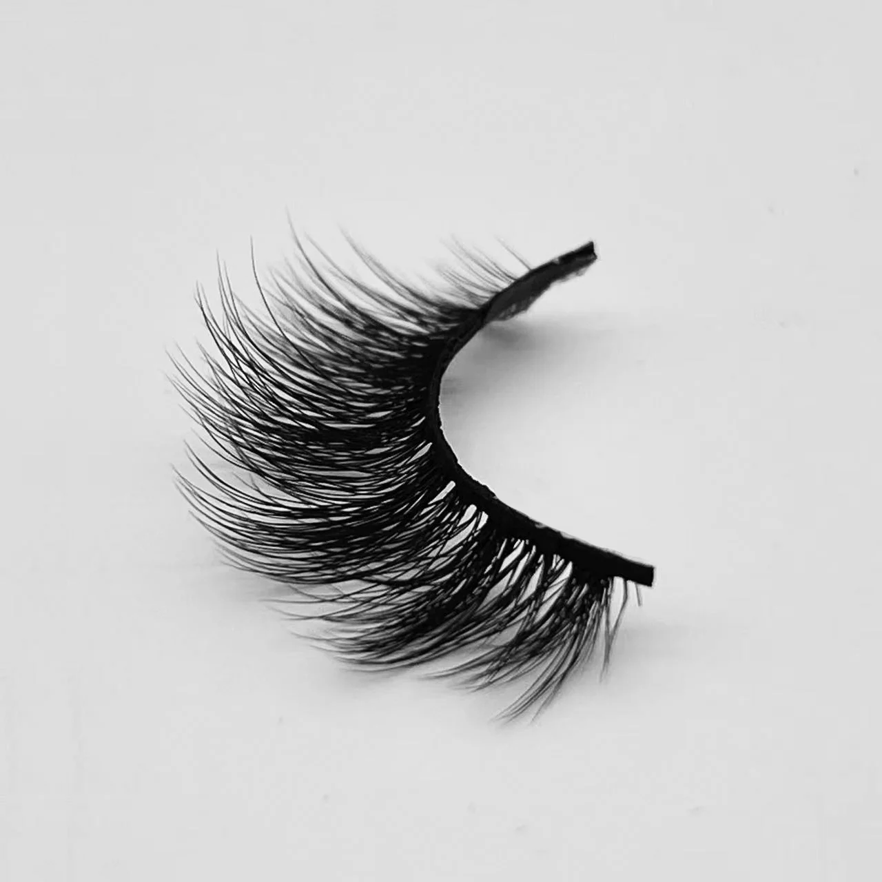 Wholesale D388N 3D Natural Faux Mink Lashes Full Strip 15mm 20mm ...