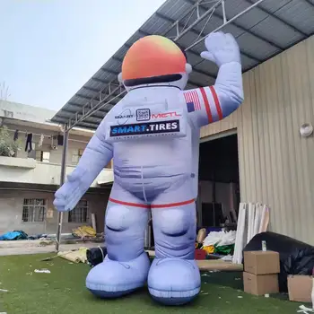 High Quality Custom Led Lighting giant inflatable astronaut for advertising