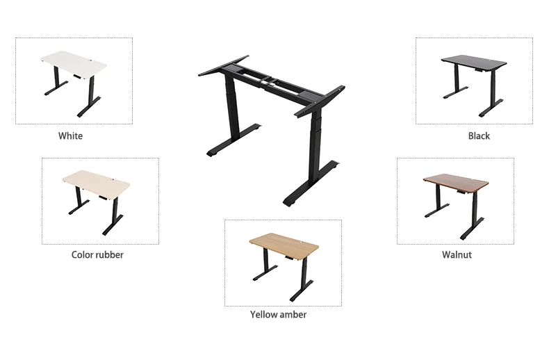 Custom Modern Adjustable Height Office Table Electric Height Adjustable ...