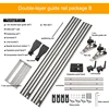 Kit de rail de guidage double couche B 2,8 mètres