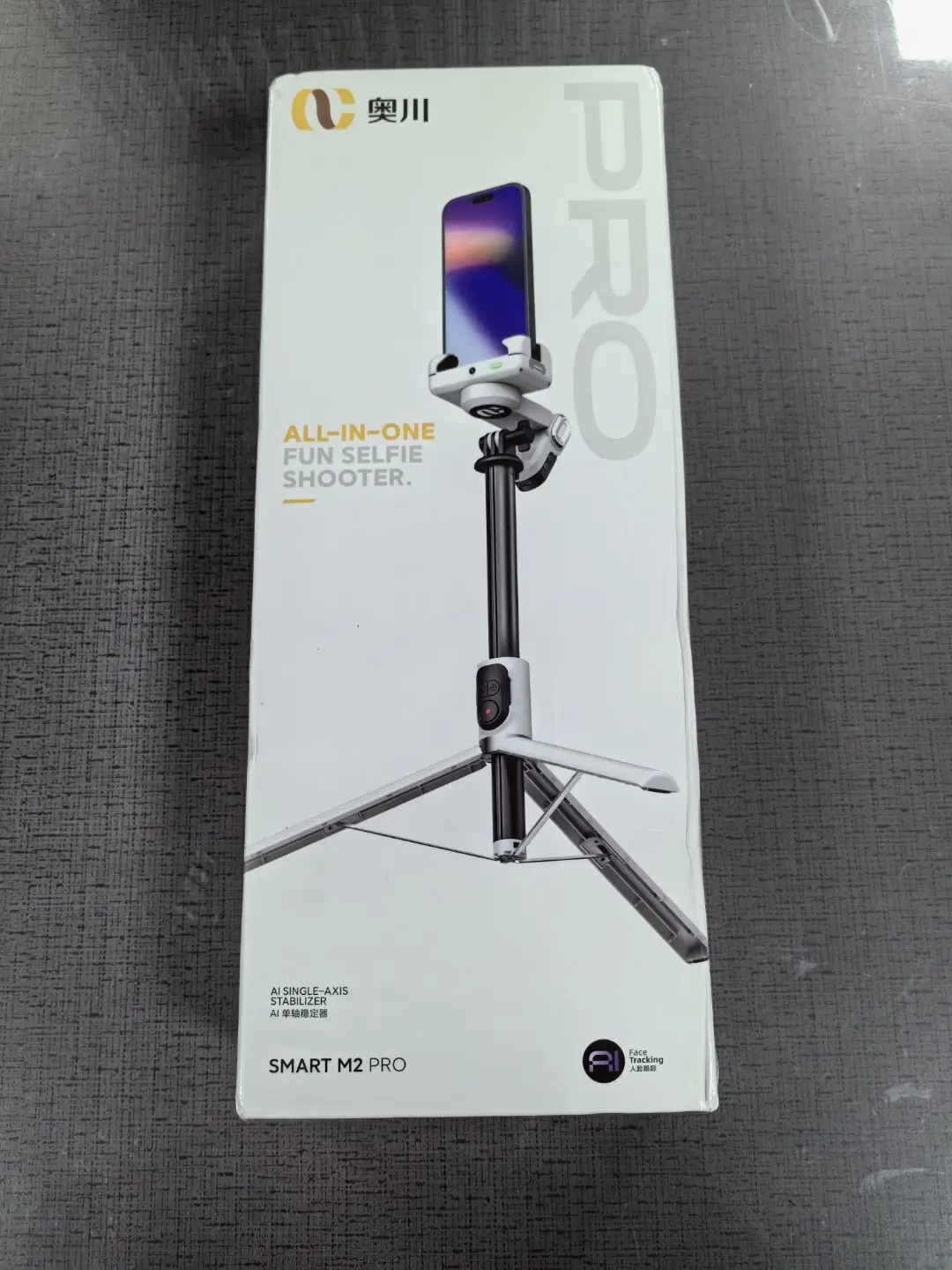AOCHUAN Smart M2 Pro スマホ用ジンバル スタビライザー 顔追跡 自撮り
