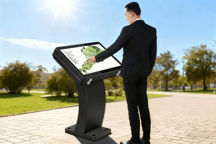High brightness outdoor LCD digital signage under direct sunlight