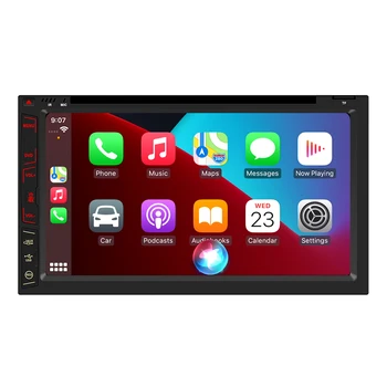 Universal 7 inch capacitive touch screen support carplay android auto dvd playback autoradio car audio car dvd player