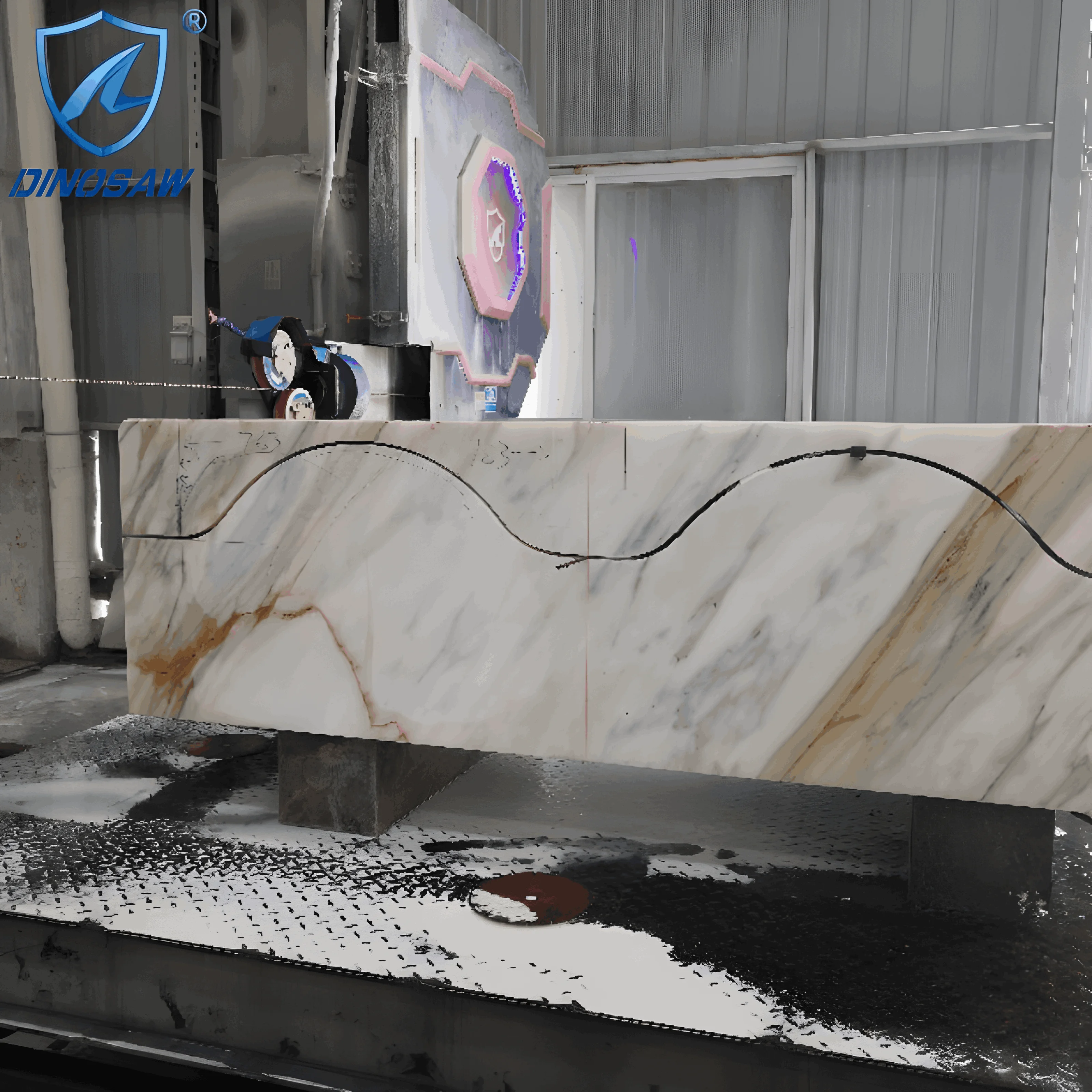 Multi Functional Flexible Stone Machine Wire Saw for Work Board