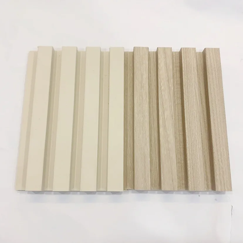 Wooden Grain PVC WPC Wall Panels for Interior Decoration