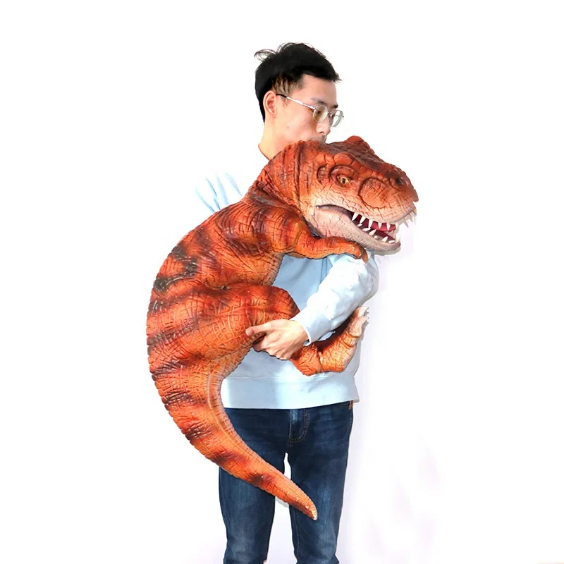 Wholesale Marionnette de dinosaure en 3d, contrôle à la main