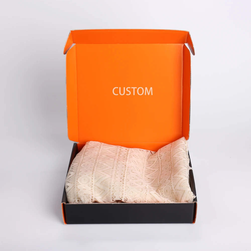 product custom recyclable corrugated paper shipping box double sided printing cardboard gift boxes logo customized for clothing-4