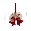 Red Christmas double bells