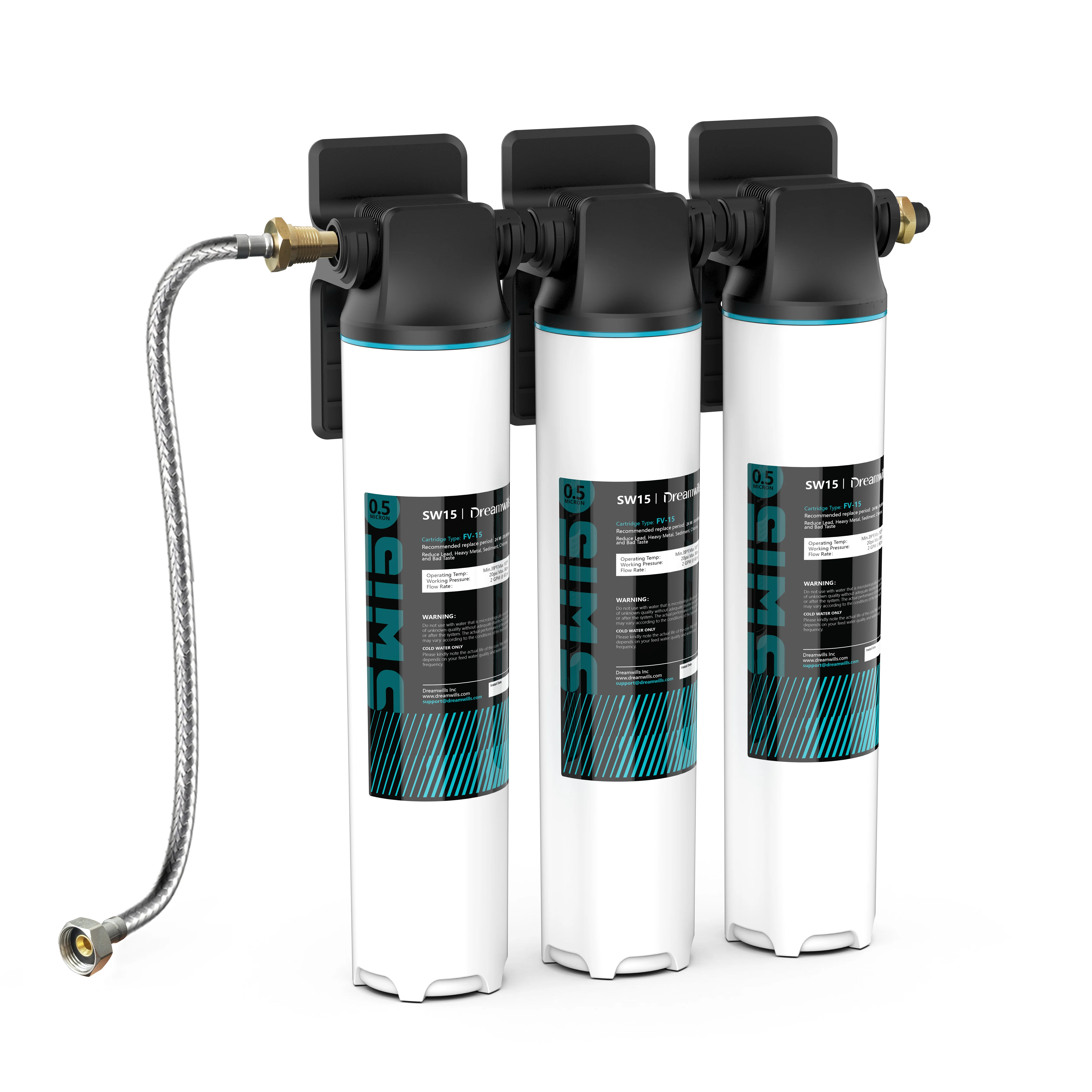 Small Fitration System 3 stages 7 layers filtration compact fast flow Ultra filtrationn ...