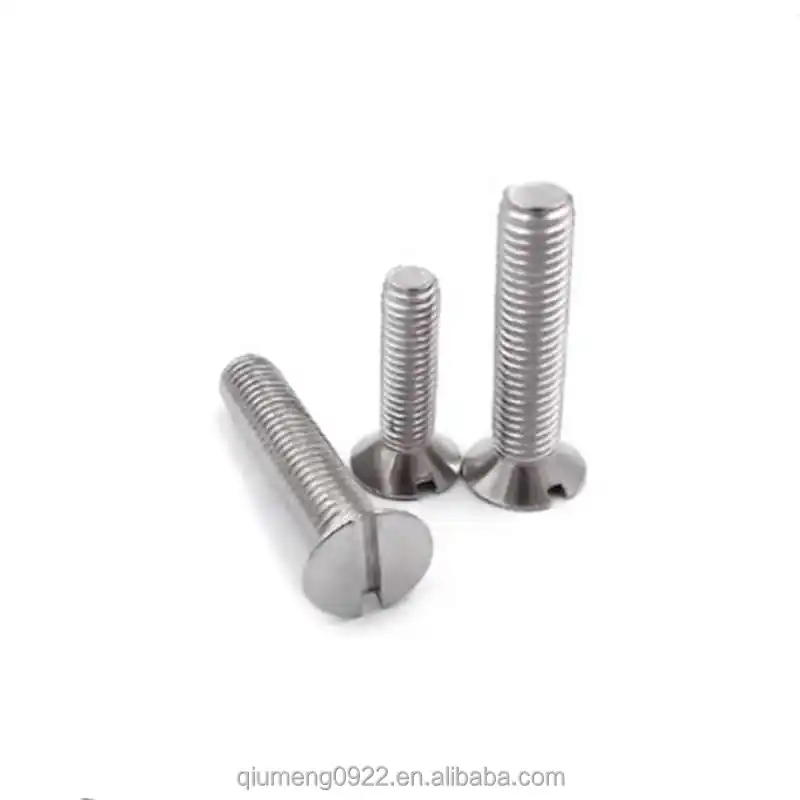 M2 M2.5 Slotted Screws GB68 Flat Head Screw Countersunk Bolts Stainless Steel 