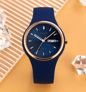 SKMEI 2057 Simple OEM ODM Design Unisex Quartz Watch Low Cost Silica Strap Luminous Water Resist Concise Casual Watches