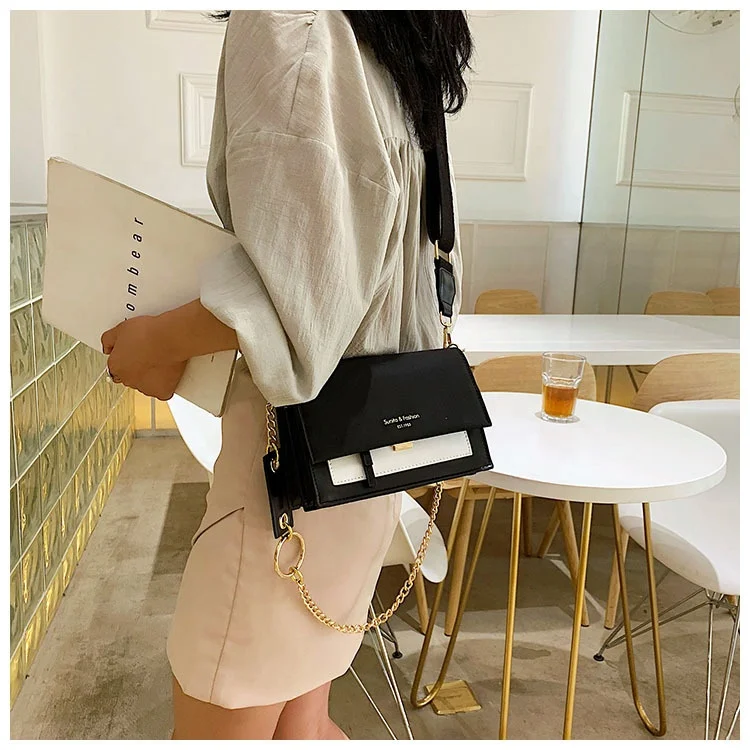 Elegant Women's Leather Chain Shoulder Bag 2025