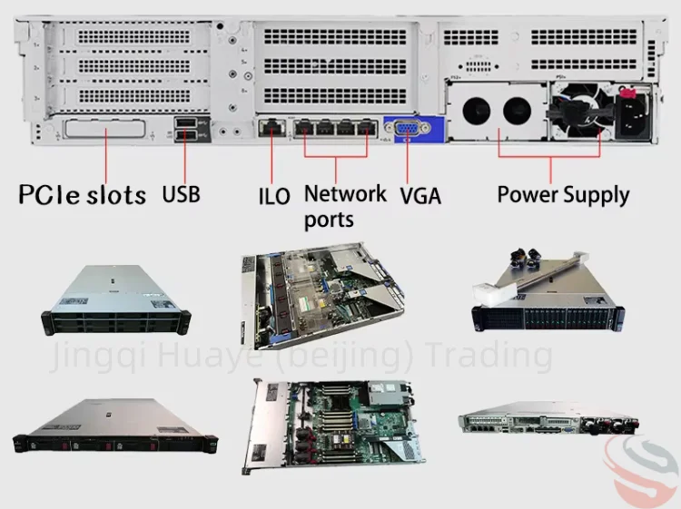 HPE ProLiant DL380 Gen11 4510 12-Core NC BCM5719 8SFF Rack Server 2U Size 1P 64GB-DDR4 32GB 2x1000W RPS NA Xeon HDD Computer