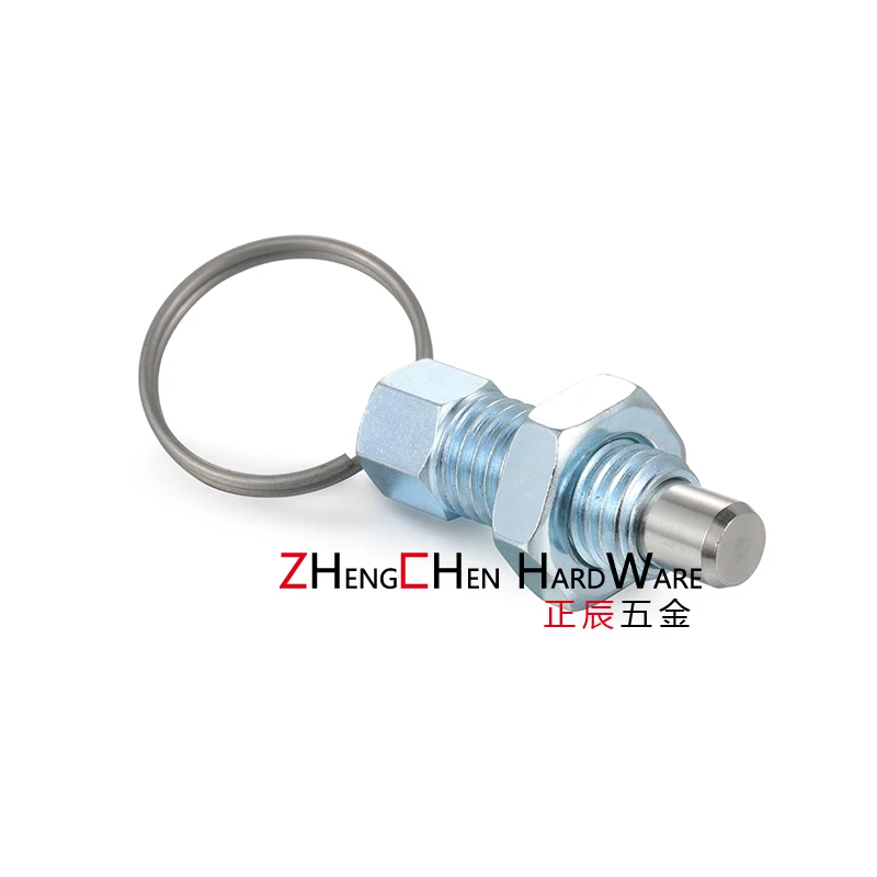 product professional excellent gn717 m10 thread stainless steel hand retractable pull ring indexing plunger-46