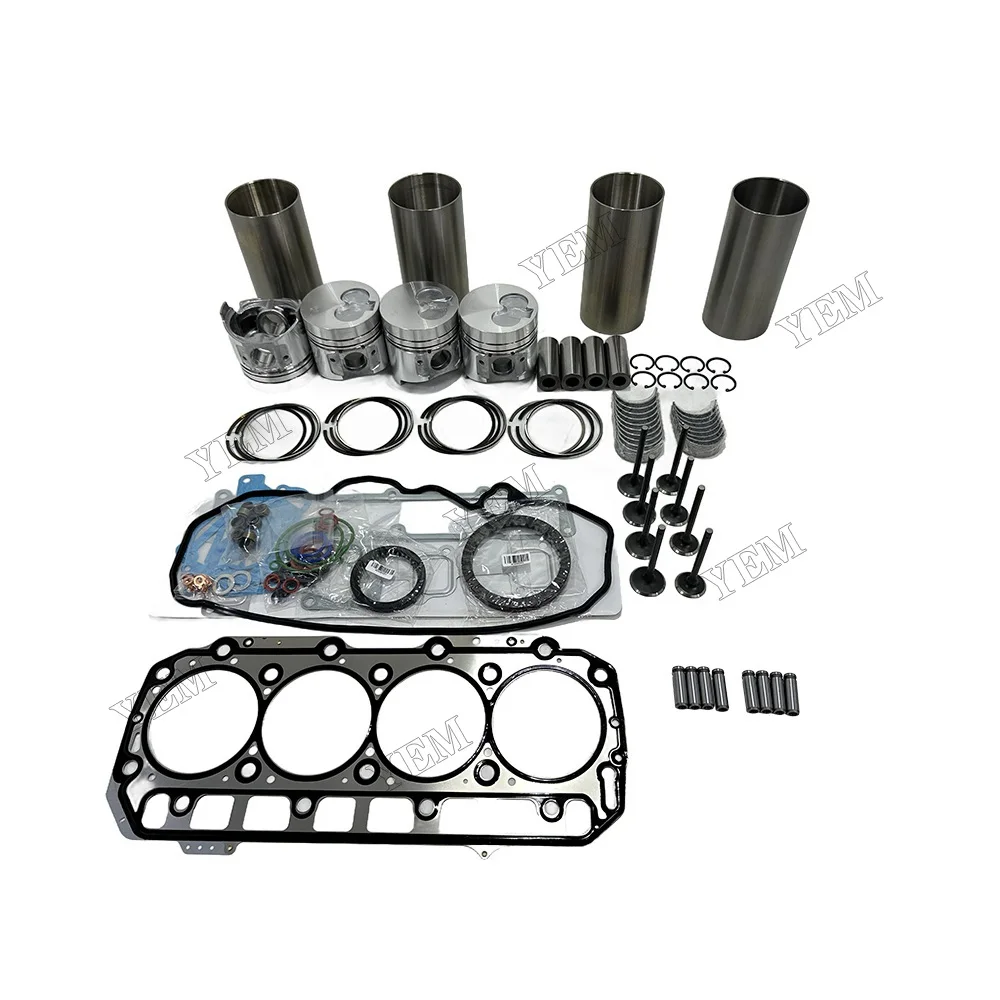 4TNE98 Engine Overhaul Gasket Kit For Yanmar Engine Kit Gasket Piston Set