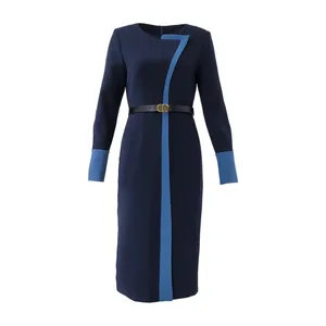 Elegant Ladies Onesie Spring and Autumn Knee-Length Fashion Bodysuit Women's Clothing