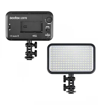 GODOX Led170 Panel Light Universal LED Video Light Professional for Wedding Videography Photojournalistic Video Shooting