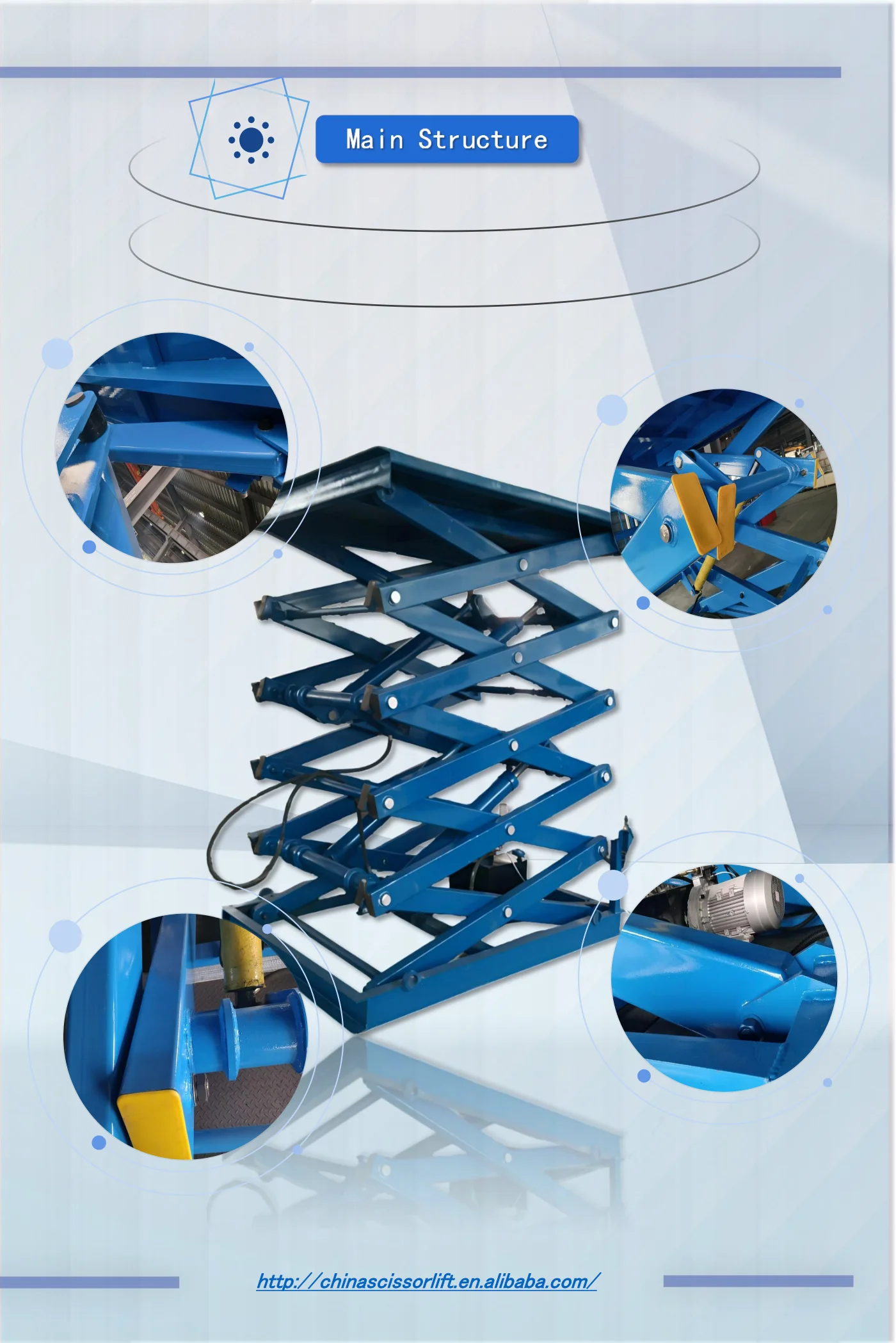 Stationary Loading Manufacturing Leveling Hydraulic Lift for Sky High ...