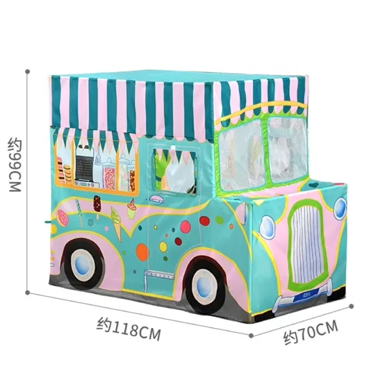 Aioiai Pop Up Train Toys Tent For Kids Indoor Train Engine Play Tent