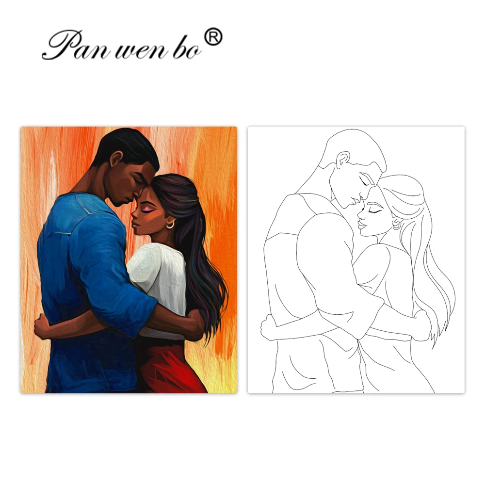 Beginner Adults Party Painting By Numbers Pre Drawn Canvas 20*25cm Pre