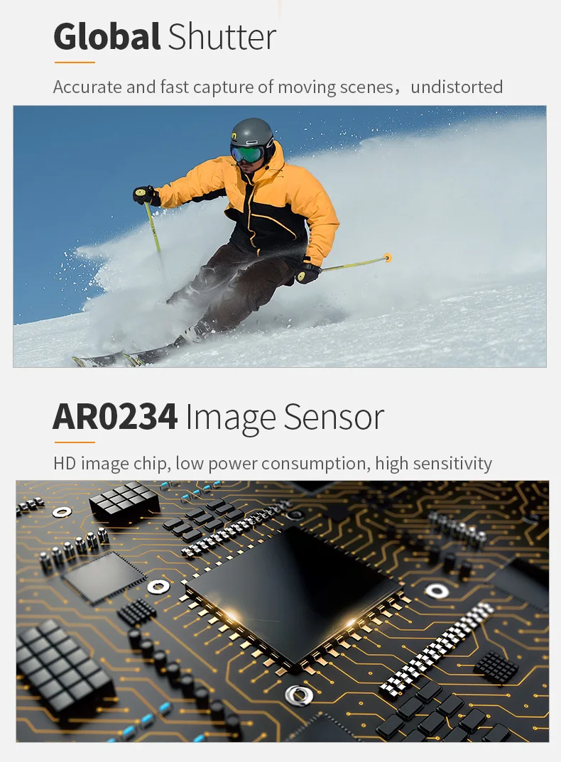 DGZX 2.3MP MIPI HD 120FPS Global Shutter Camera Module插图4