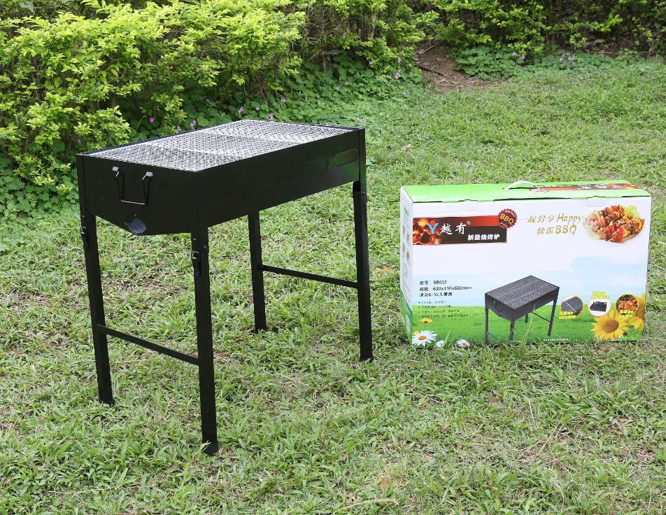 Large Cooking Area Barbecue Smoker Portable Charcoal Bbq Grill