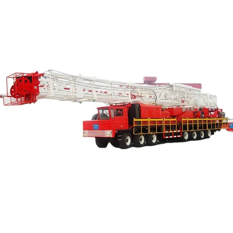 Api Standard XJ350 3200m Mobile Truck-mounted Oil Well Drilling Rig Machine for Oilfield Oil Well Drilling with Diesel Engine