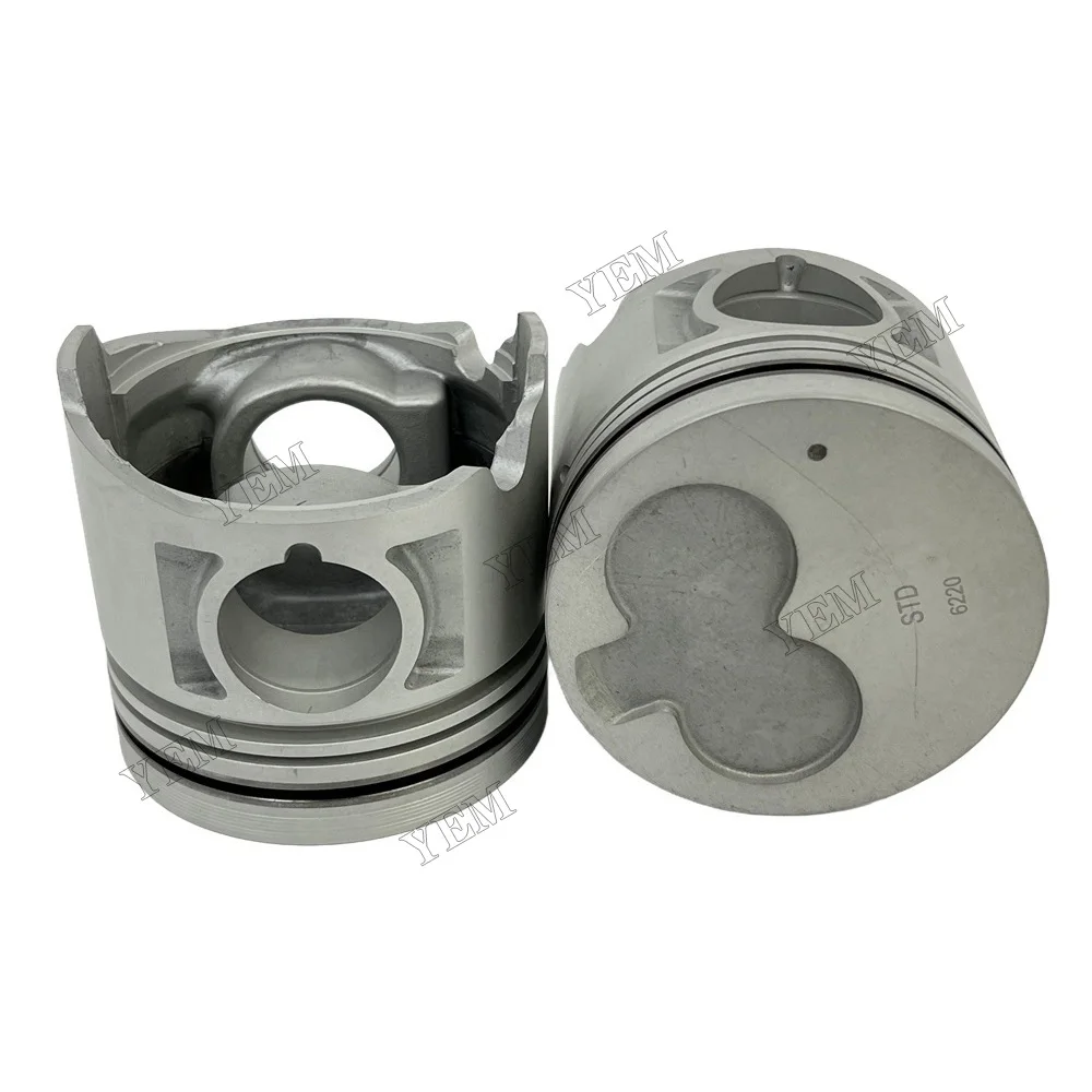For Isuzu 4JG2 Piston Kit Replacement Aftermarket Engine Spare Parts 4