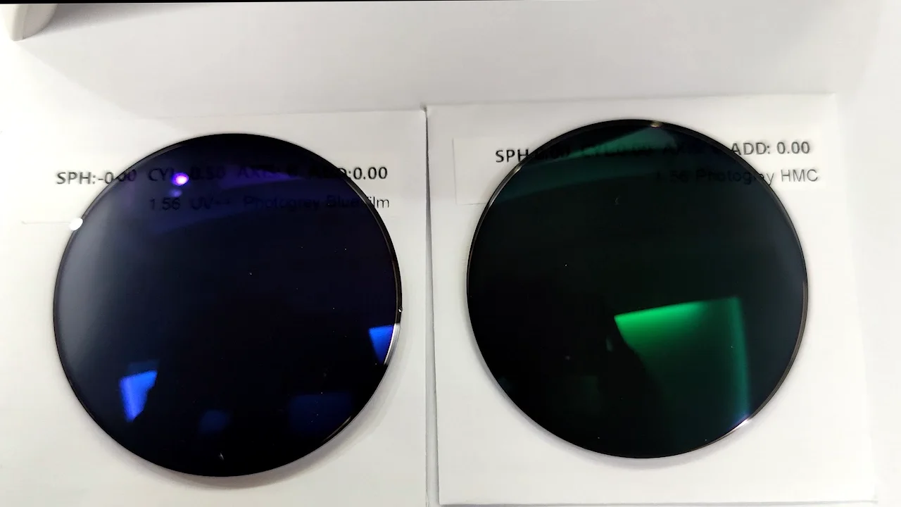 Wholesales Photochromic Photogrey Single Hmc Optical Lens Eyeglass Sunglasses Manufacturers