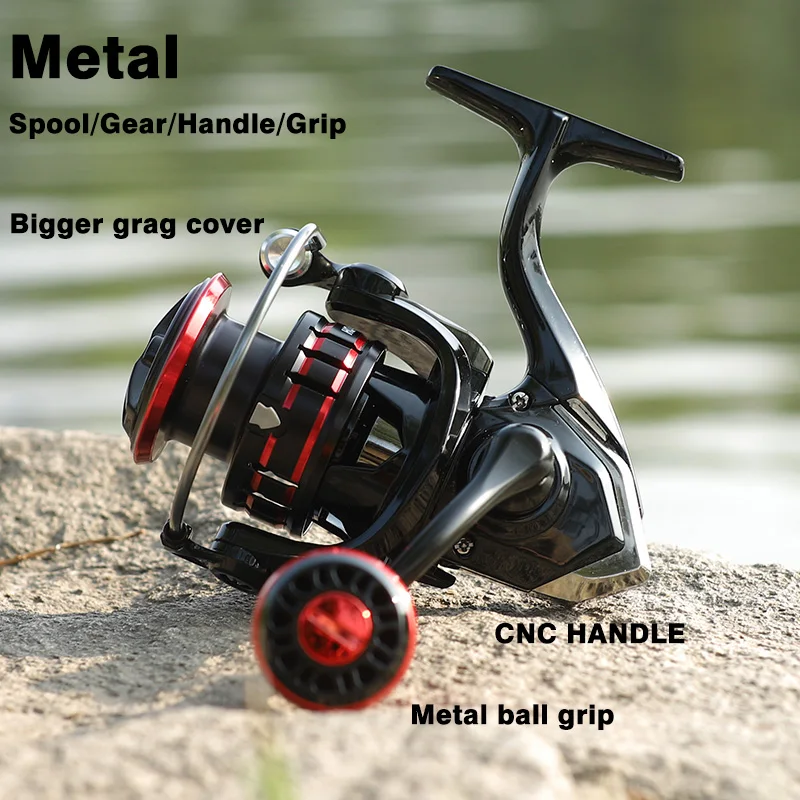 500 Spinning Reel Mini Fishing Reel Max Drag 5-8kg Super Light
