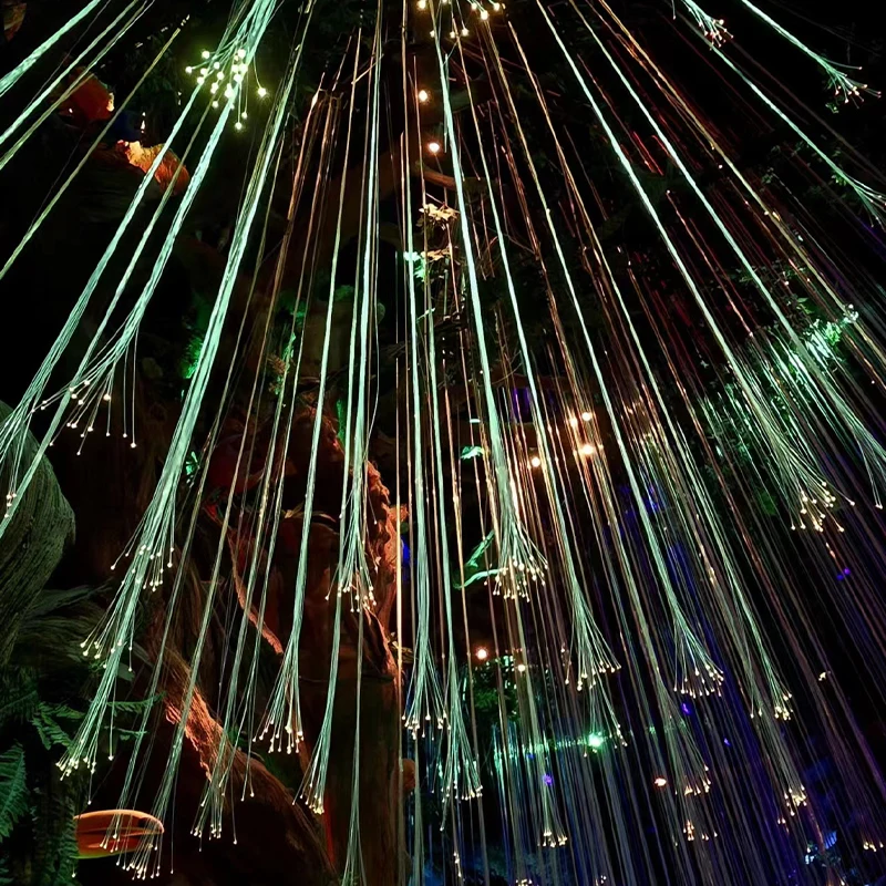 Pool Perimeter Lighting Decoration Solid Core Side Glow Fiber Optic