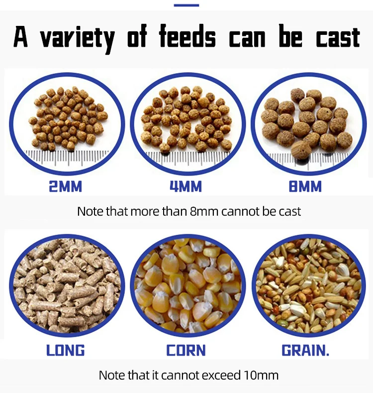 Large Capacity Automatic Fish Farm Feed Feeding Machine 80kg 120kg Volume Pond Electric Fish Food Feeder