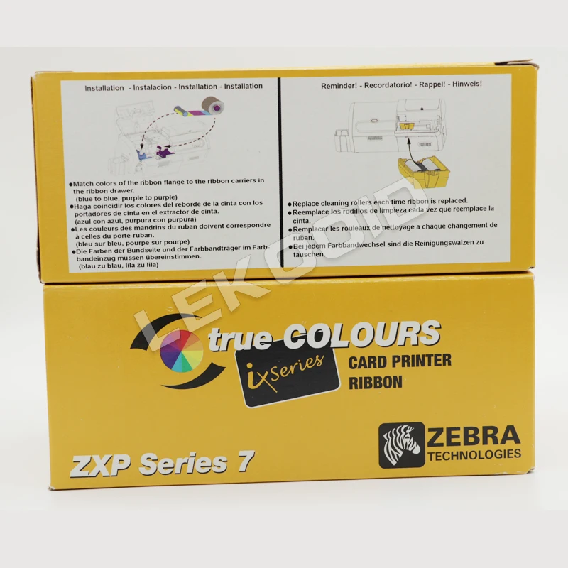 800077-742 - Cinta Universal YMCKO Zebra para 750 Imágenes para