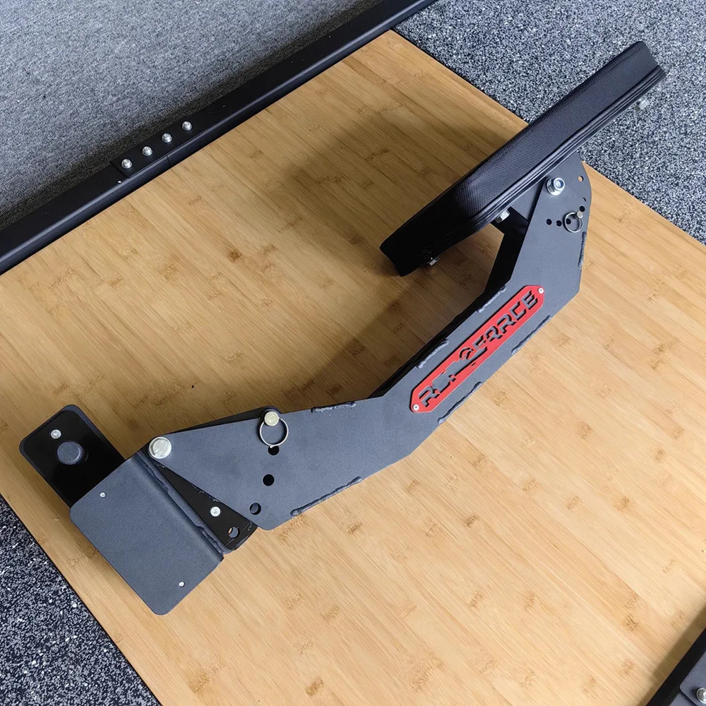 Adjustable Fitness Rack Attachment Row Fly Pad for Power Racks - Ideal ...