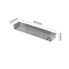 50CM - transparent silver large