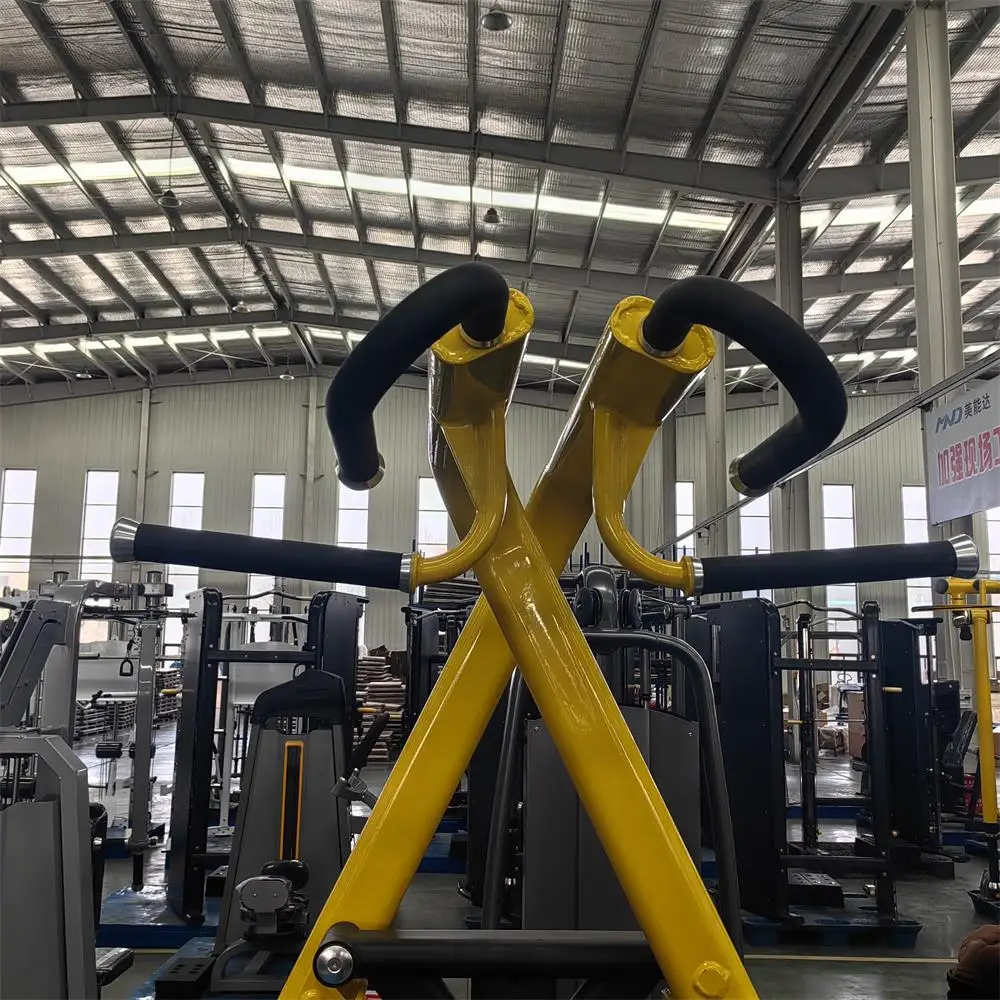 Source Factory Weight Lifting Strength Training Plate Loaded Strength Machine Gym Equipment X Lat Pulldown Back Trainer