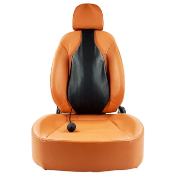 New Design E-commerce Hot Selling Inflating Leather Lumbar Back Waist Support Car Air Seat Back Cushion