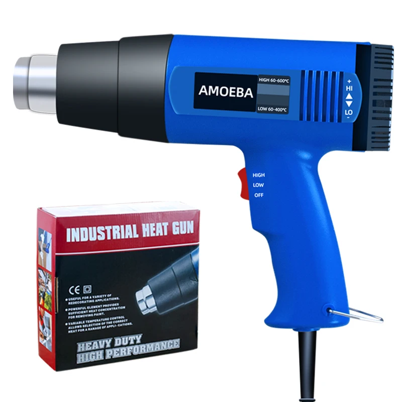 HEAT GUN Quick Heating with Hot air Gun for Small Hand Tools with Replaceable Nozzle Originally Hot Selling