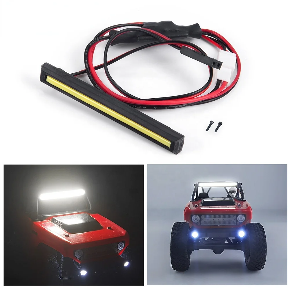 Led Light Bar Roof Lamp Lights For Trx4m Defender 1/24 Rc Crawler Scx24